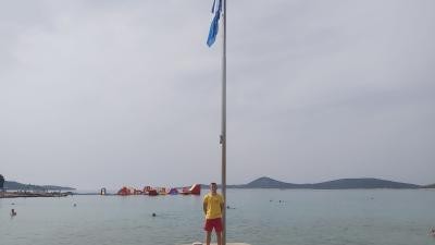 Blue Beach in Vodice Meets Conditions for Blue Flag: Lifeguard Service Begins Operation