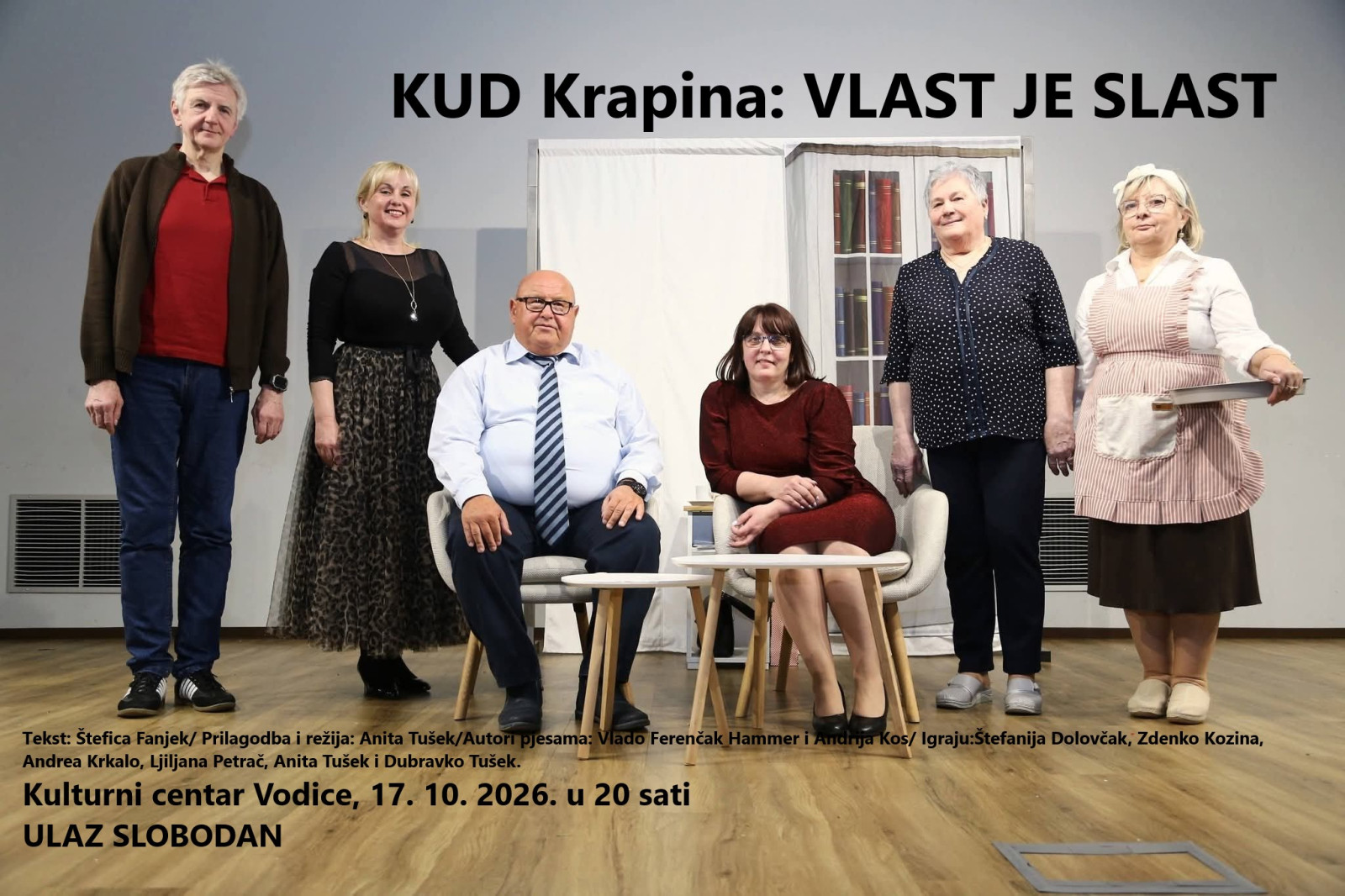 Kazališna predstava - Vlast je slast