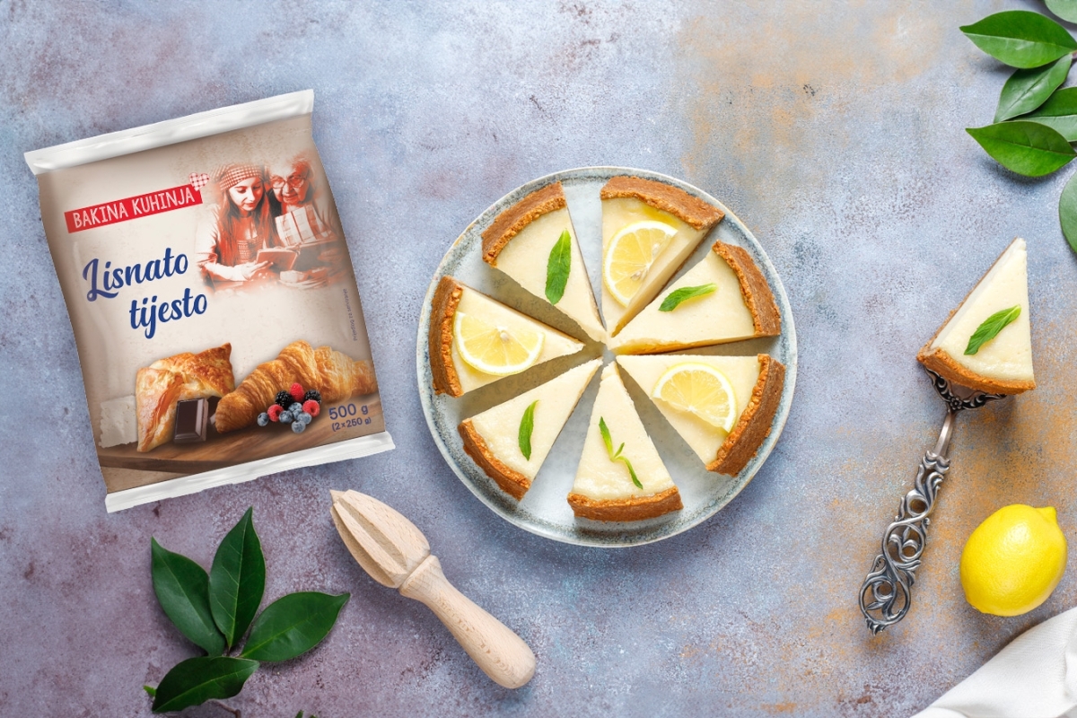 Cheesecake od limuna u lisnatom tijestu