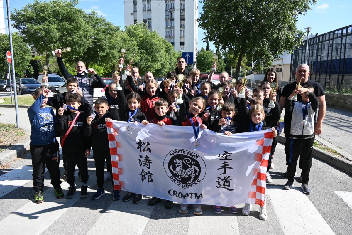 Karate klub "Okit Vodice" osvojio prvenstvo Dalmacije