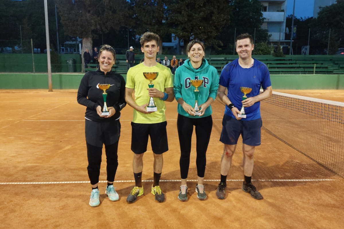  Luka Šprljan osvojio prvo mjesto, Vedrana Lasan druga u Šibenskoj teniskoj ligi