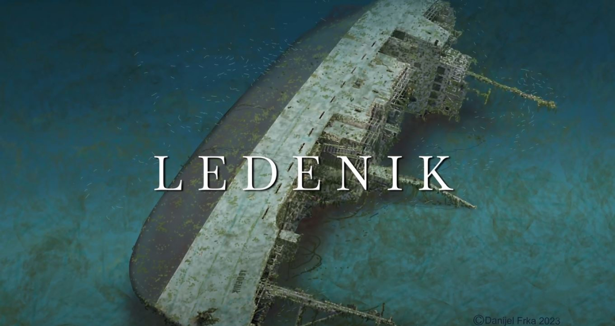 Skriveno blago Jadrana: Priča o potonulom brodu Ledenik