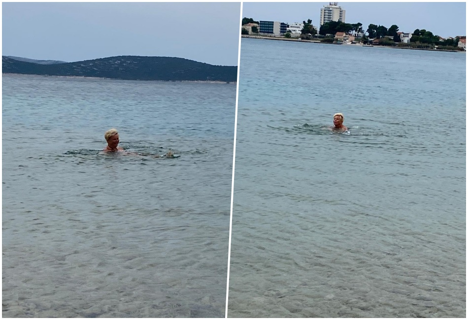 Mađarica iz Vodica koja se kupa svaki dan: „More je čudesno, a zdravlje na prvom mjestu!“