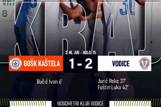 Vodičani preokretom došli do pobjede u posljednjem kolu jesenskog dijela sezone