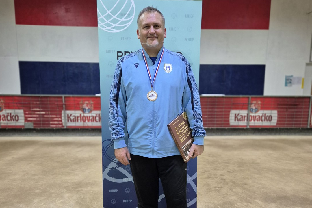Dean Arambaša osvojio broncu na državnom prvenstvu u boćanju