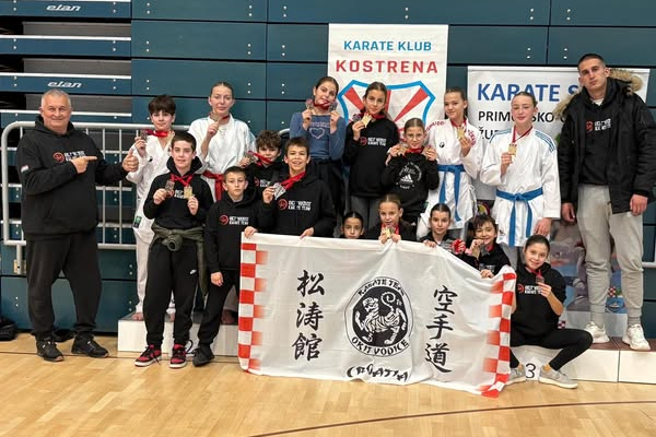 Karate klub ''Okit Vodice'' osvojio 13 zlata, 4 srebra i 5 bronci te postao najbolji klub Kostrena Kupa