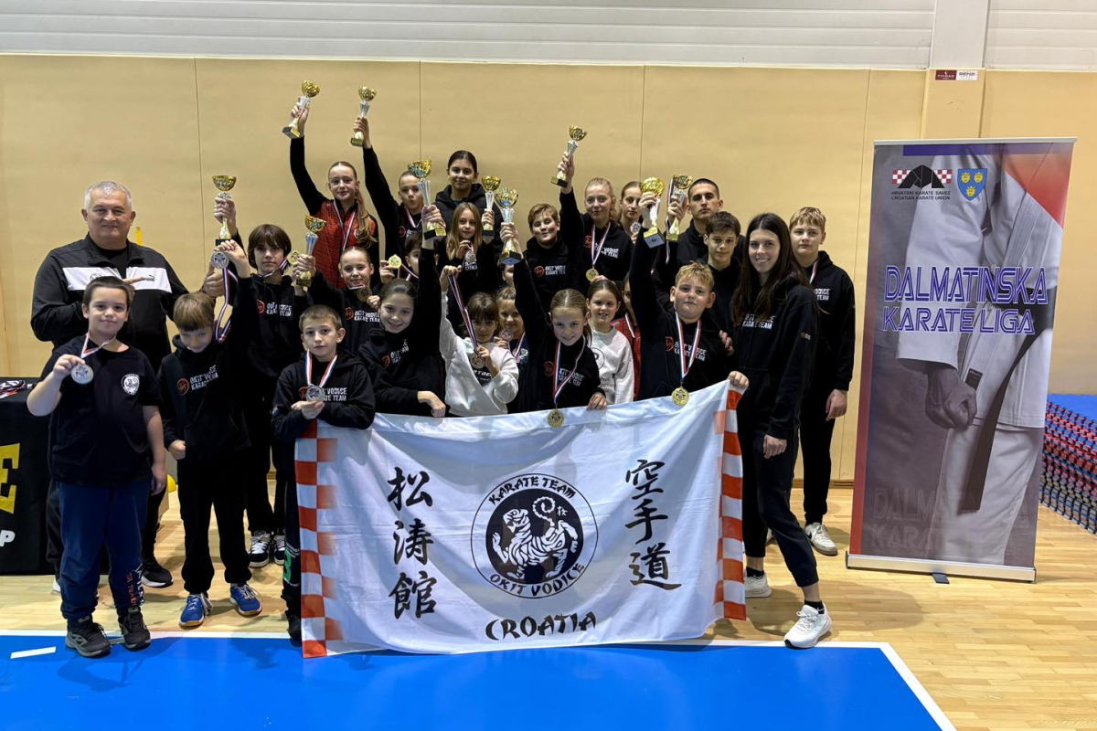 Karate klub "Okit Vodice" ponovno proglašen najboljim dalmatinskim klubom!