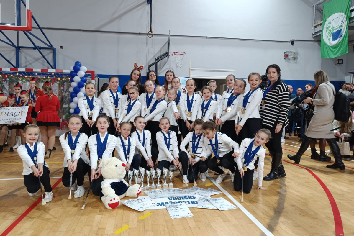 Pobjednički ritam: Vodiške mažoretkinje osvojile 5 zlata, 4 srebra i 1 broncu u Viškovu