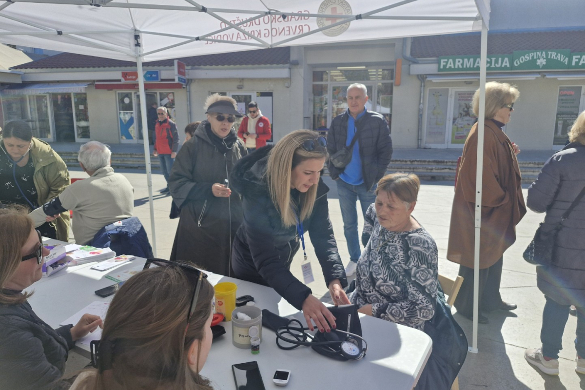 Javnozdravstvena akcija u Vodicama: Otkriven povišen tlak i šećer kod 31 građanina