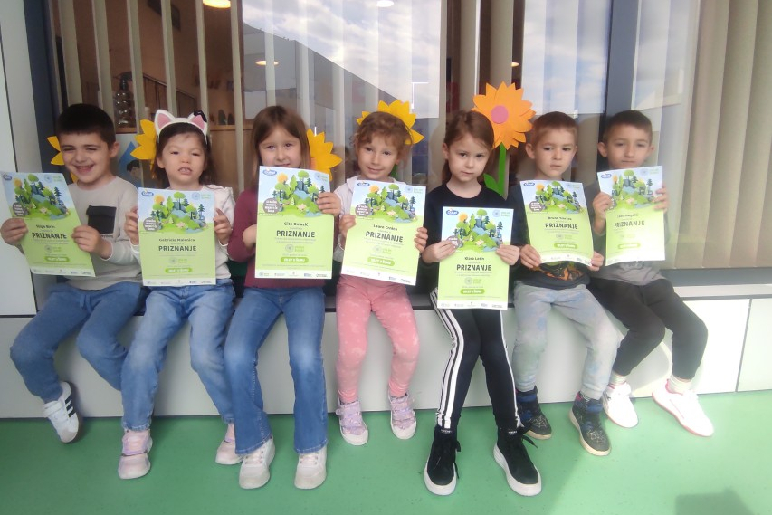 Crtam i sadim: Djeca iz vrtića Tamaris sudjelovala u projektu „Volim šume!“