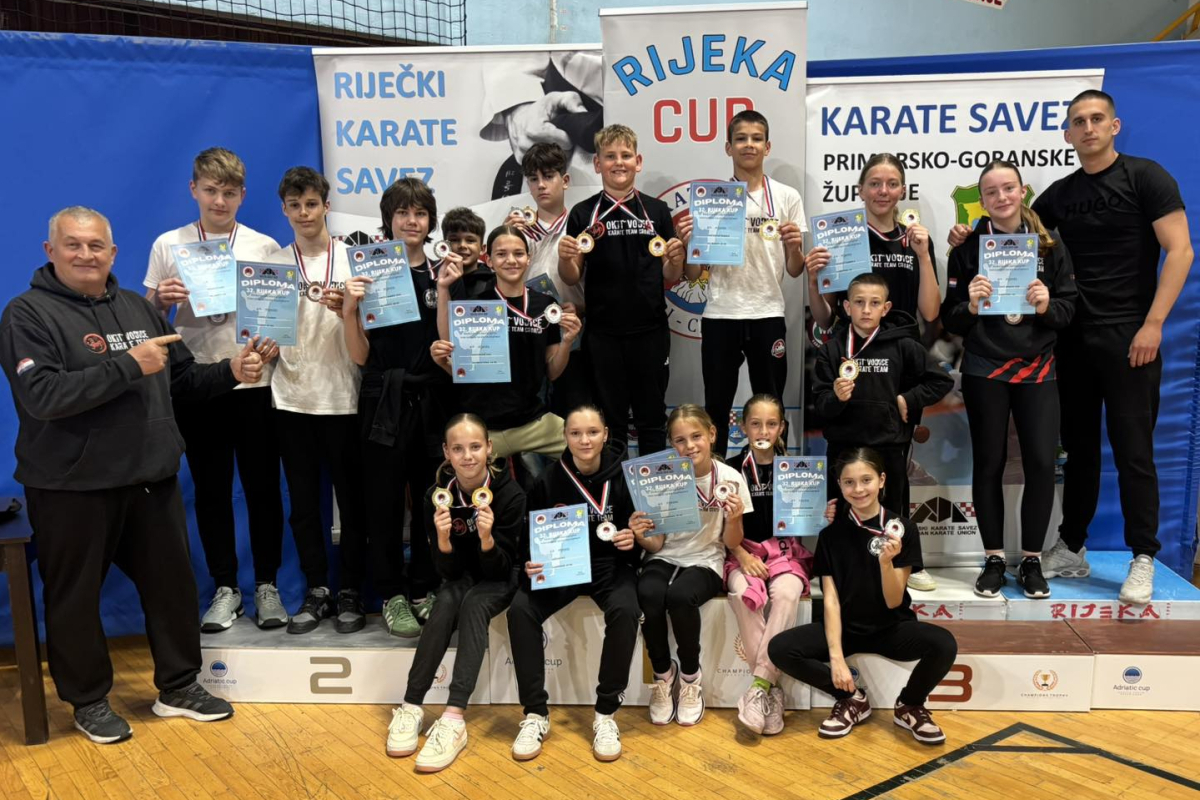 Karate klub Okit Vodice drugi najbolji na turniru u Rijeci – slijedi nastup na Prvenstvu Balkana