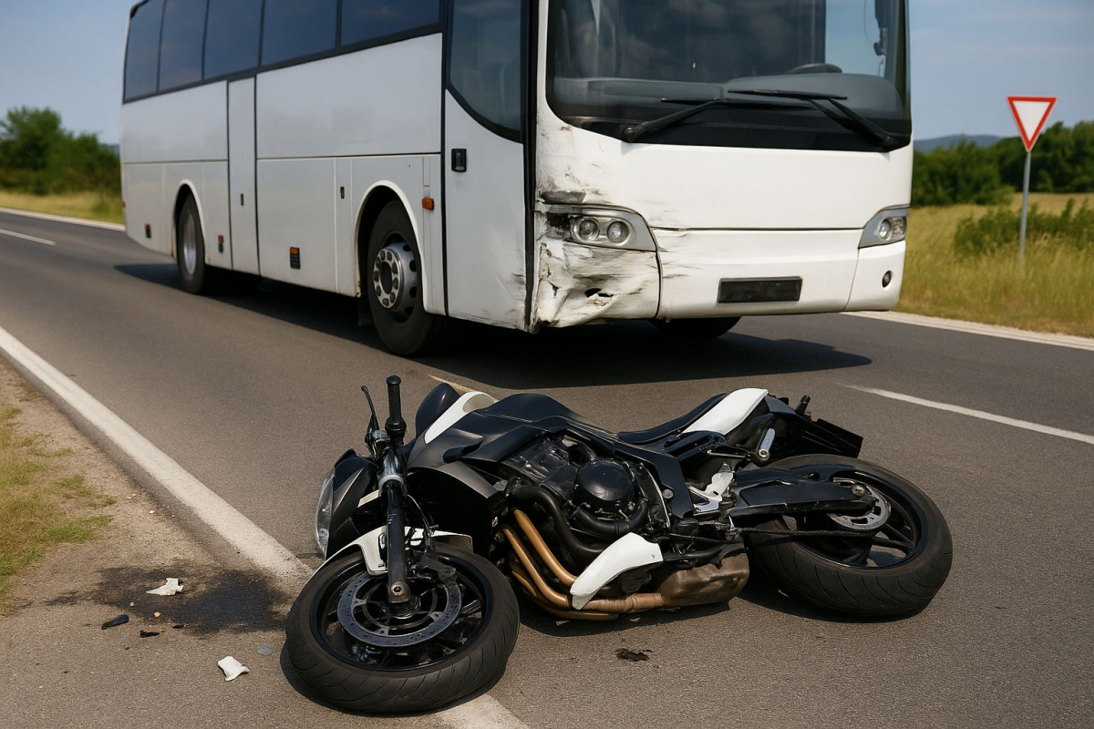 Motociklist teško ozlijeđen u sudaru s autobusom u Čistoj Velikoj