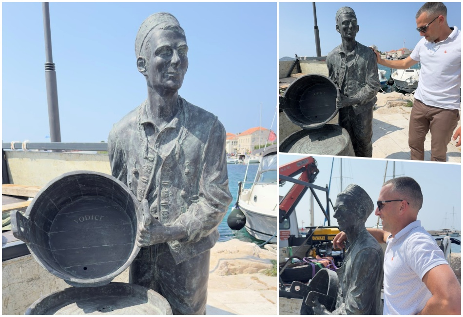 Šime, Jure ili Ante?  Vodičanin u bronci stigao na Mali parapet