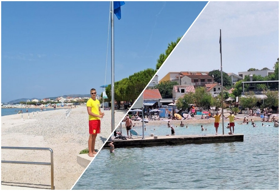 Plave zastave ponovno vijore na vodičkim plažama: simbol sigurnosti i kvalitete