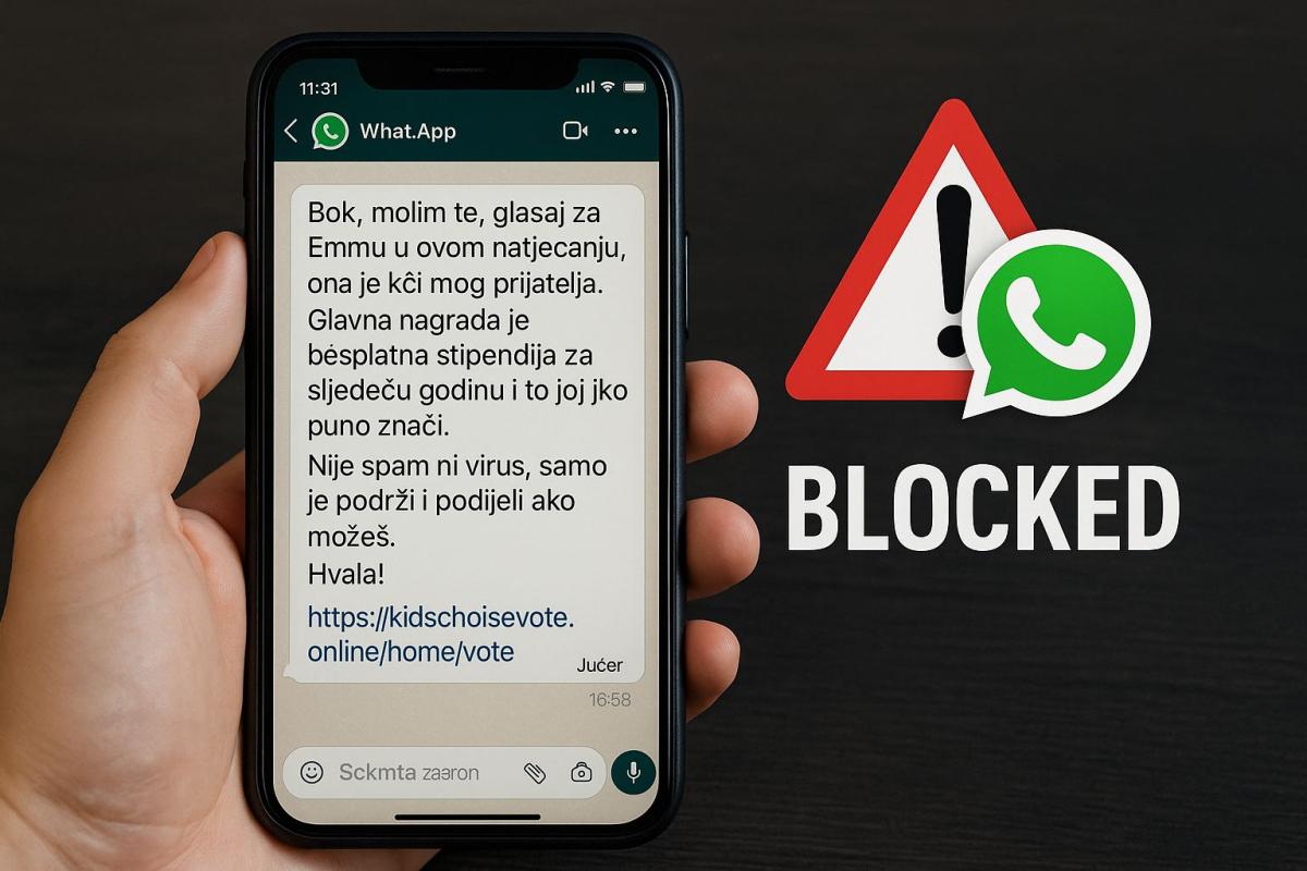 Pazite! WhatsApp poruka s molbom za glasanje vodi do blokade računa