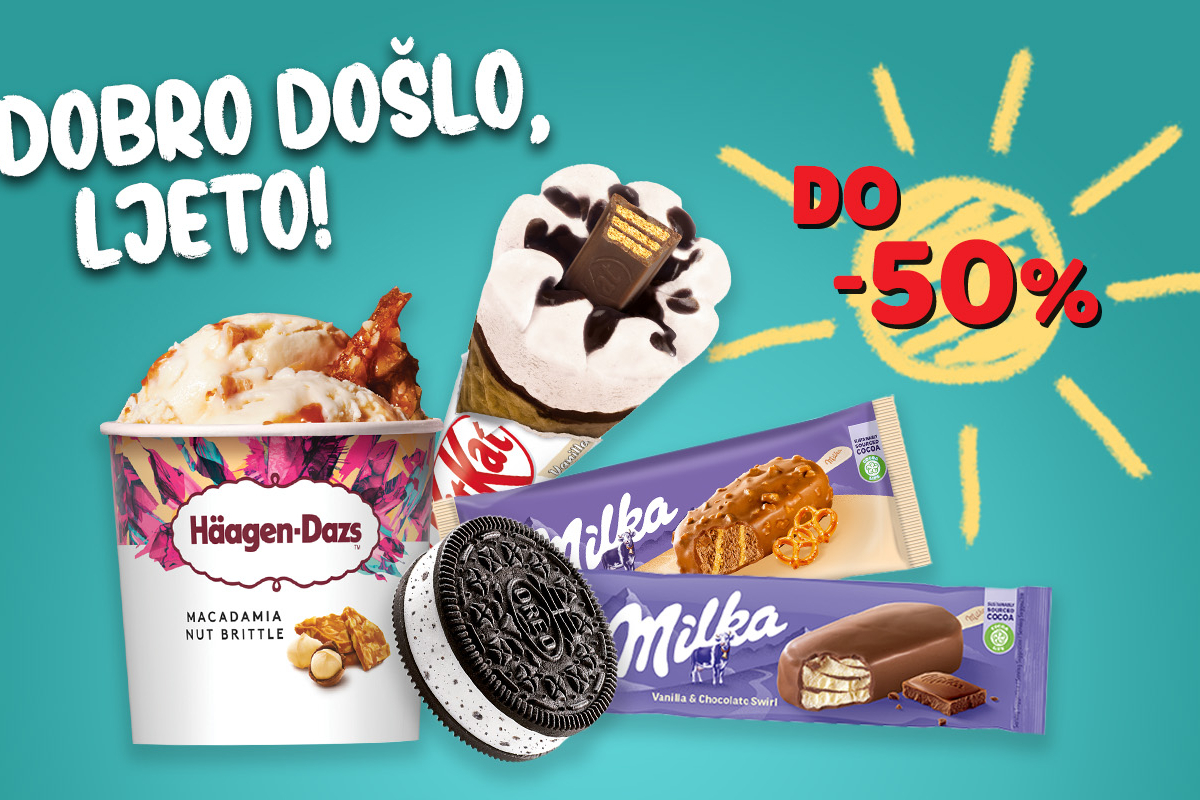 Stiglo je ljeto, stigao je sladoled: Novi katalog Diskonta Stanić donosi do 50% popusta