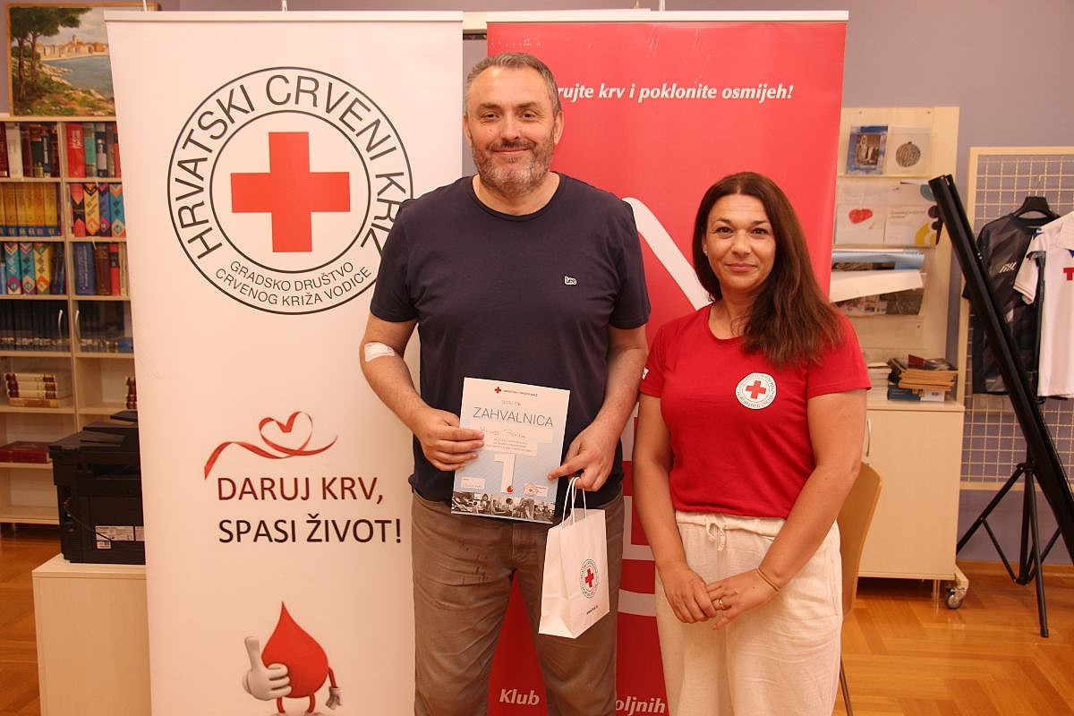 Uspješna akcija darivanja krvi u Vodicama: prikupljeno 48 doza