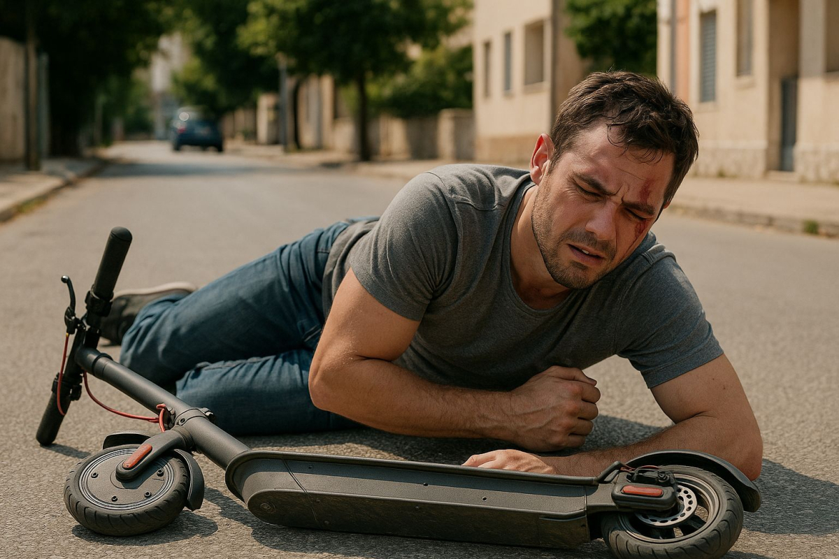 Bez kacige i na nedopuštenoj površini: teško ozlijeđen vozač romobila u Vodicama