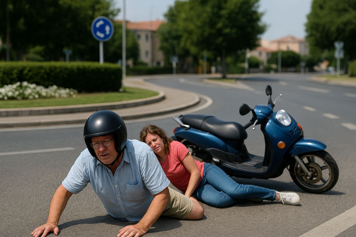 Nesreća u Ulici Vatroslava Lisinskog: teško ozlijeđen vozač mopeda