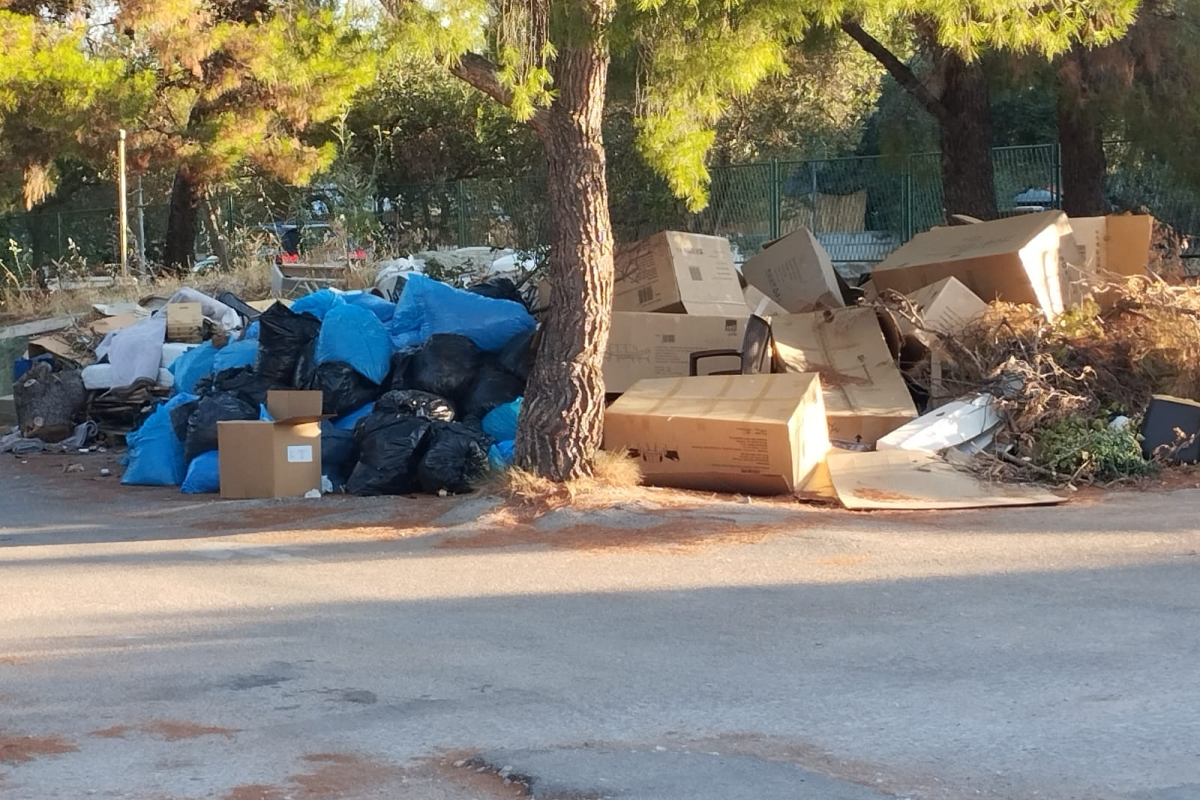 Gomila otpada tik uz borovu šumu, na zemljištu hotela: dovoljan je jedan opušak za katastrofu