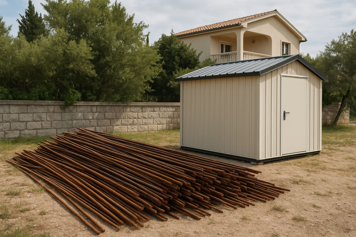 U Tribunju otuđeno građevinsko željezo i pomoćna kućica - šteta oko 3.000 eura