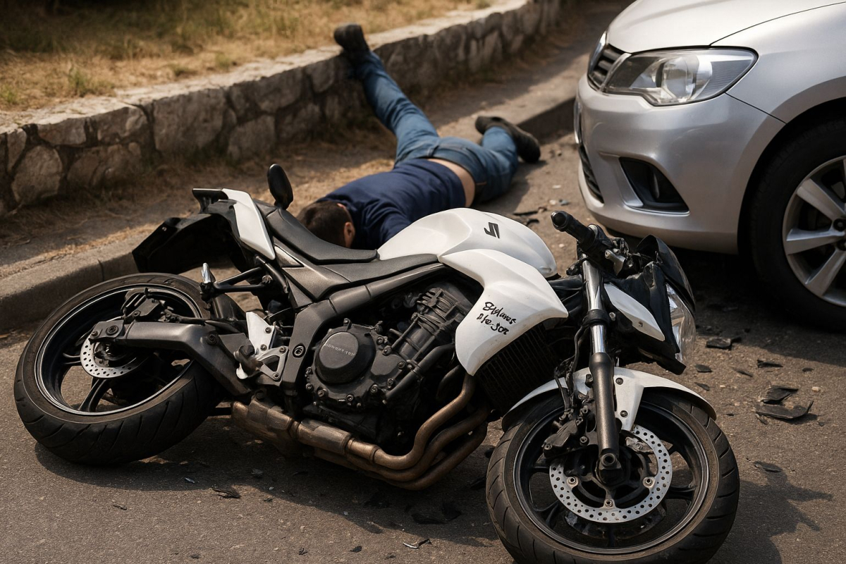 Mladi vozač motocikla izazvao prometnu nesreću u Vodicama – dvoje teško ozlijeđeno