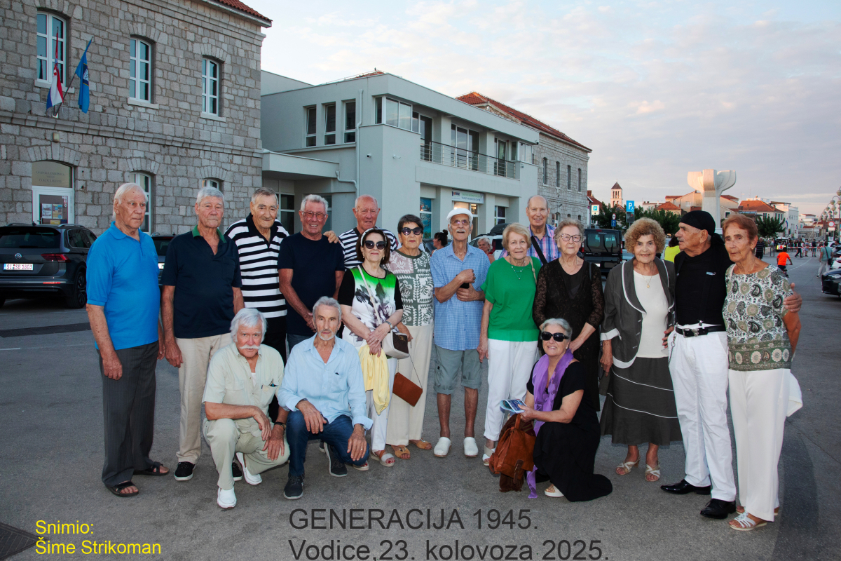 Generacije 1954./55. i 1945. okupile se u Vodicama: osamdesetogodišnjaci pokazali zajedništvo
