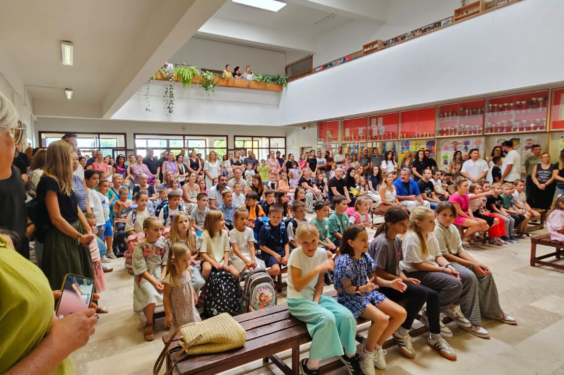 Svečani prijem za prvašiće u OŠ Vodice