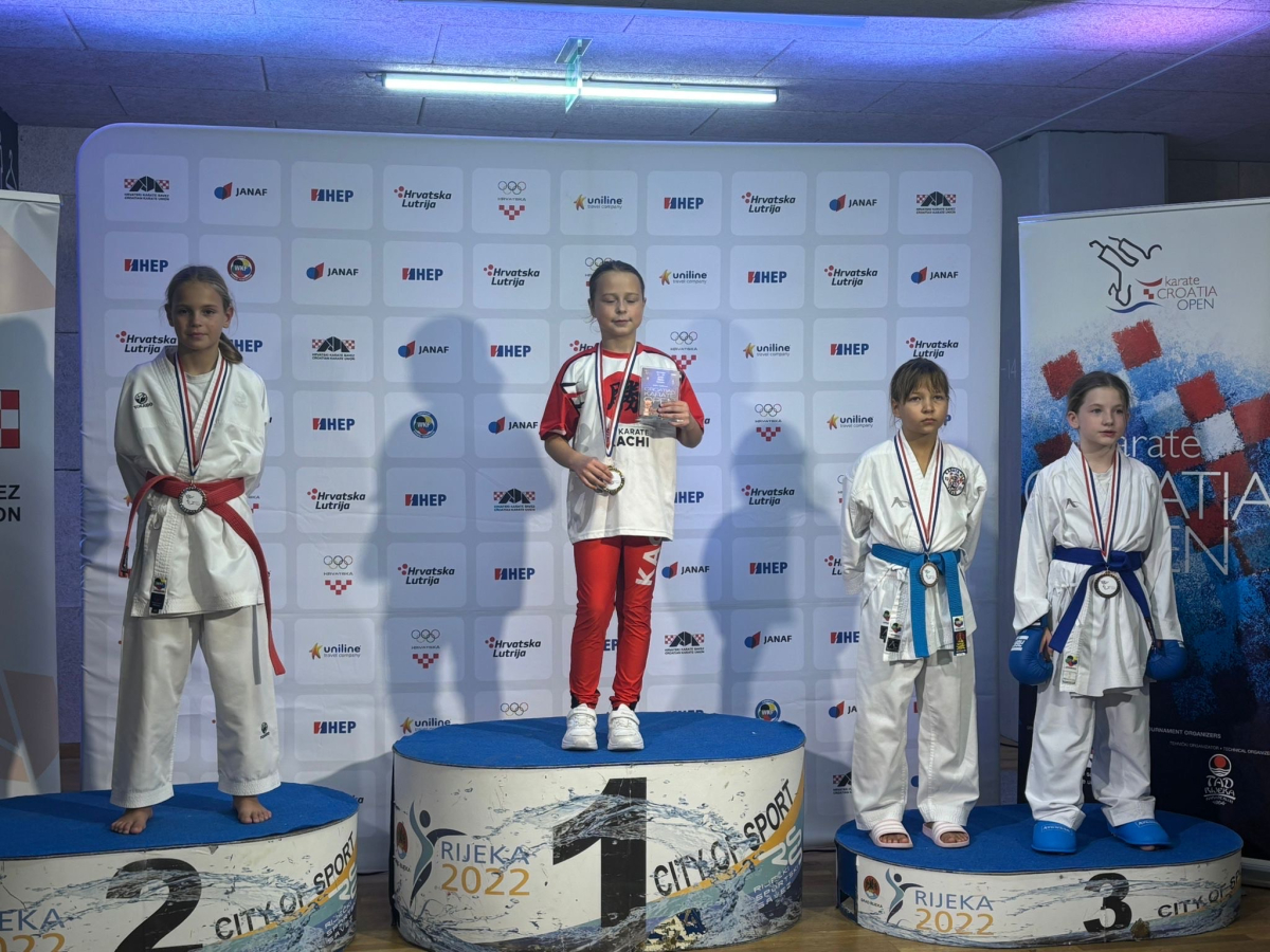 Nove medalje za Karate klub Okit Vodice na Croatia Openu u Rijeci