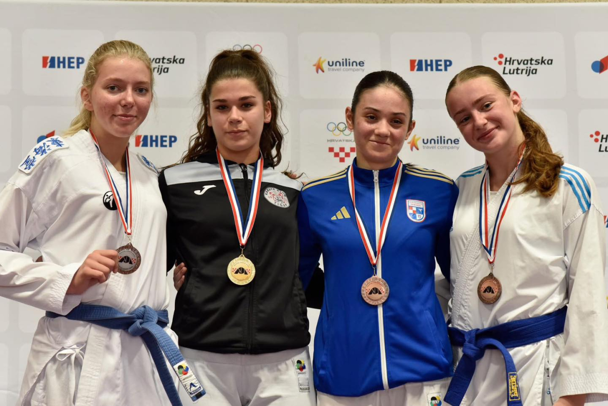 Elin i Gabrijela iz Karate kluba Okit Vodice izborile nastup za kadetsku reprezentaciju Hrvatske
