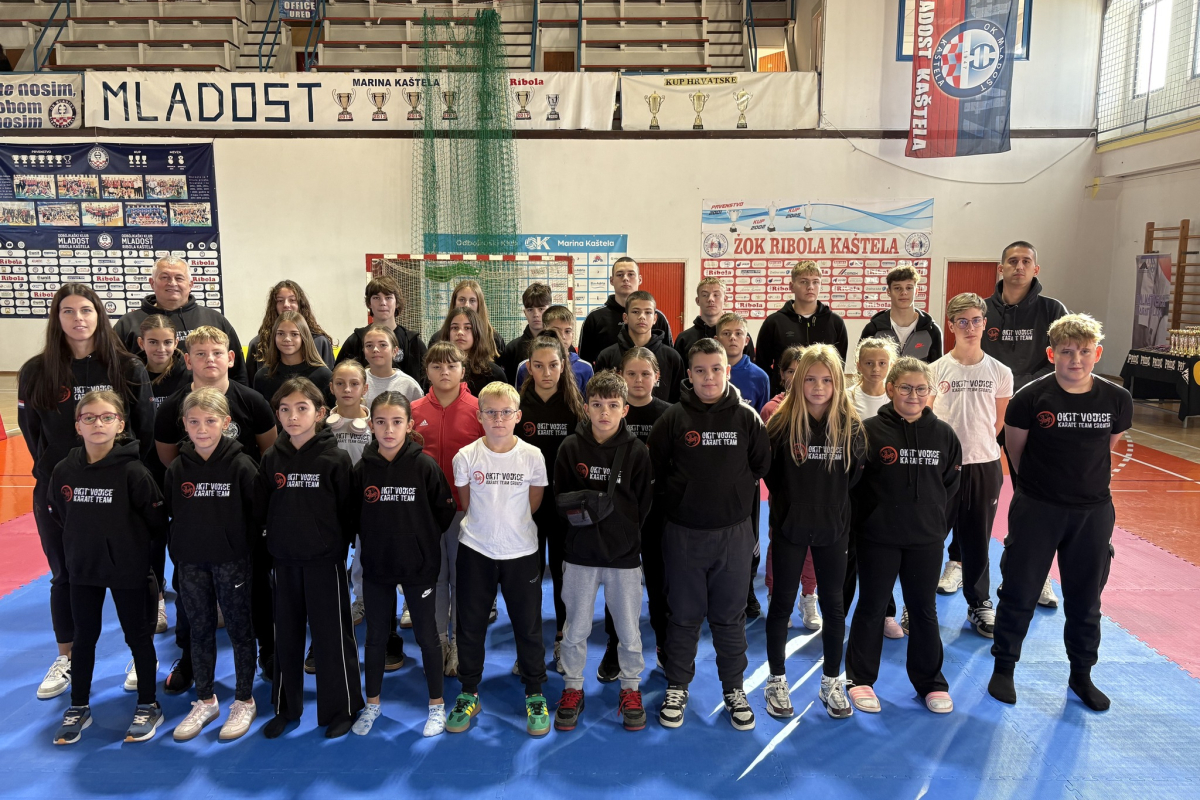 Karate klub Okit Vodice ponovno najuspješniji na Dalmatinskoj karate ligi