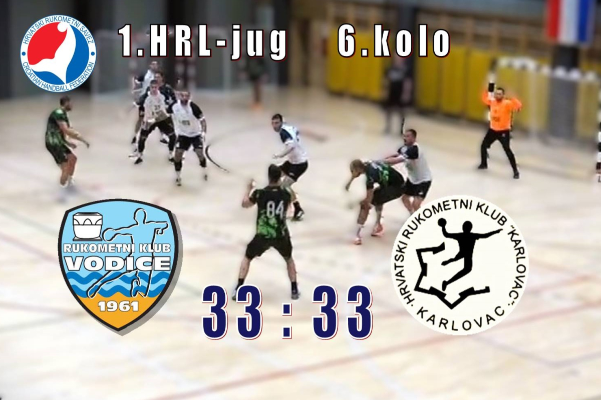 Vodičani igrali neriješeno s vodećim Karlovcem