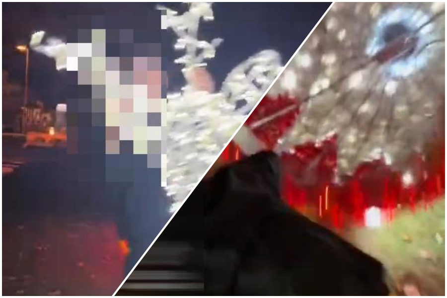 Mladi u parku bacali božićne ukrase: Grad se potrudio uljepšati Vodice, a ovakve scene nisu potrebne