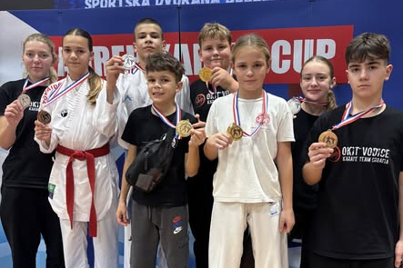 Karate klub Okit Vodice sjajan u Samoboru – 4 zlatne, 2 srebrne i 2 brončane medalje