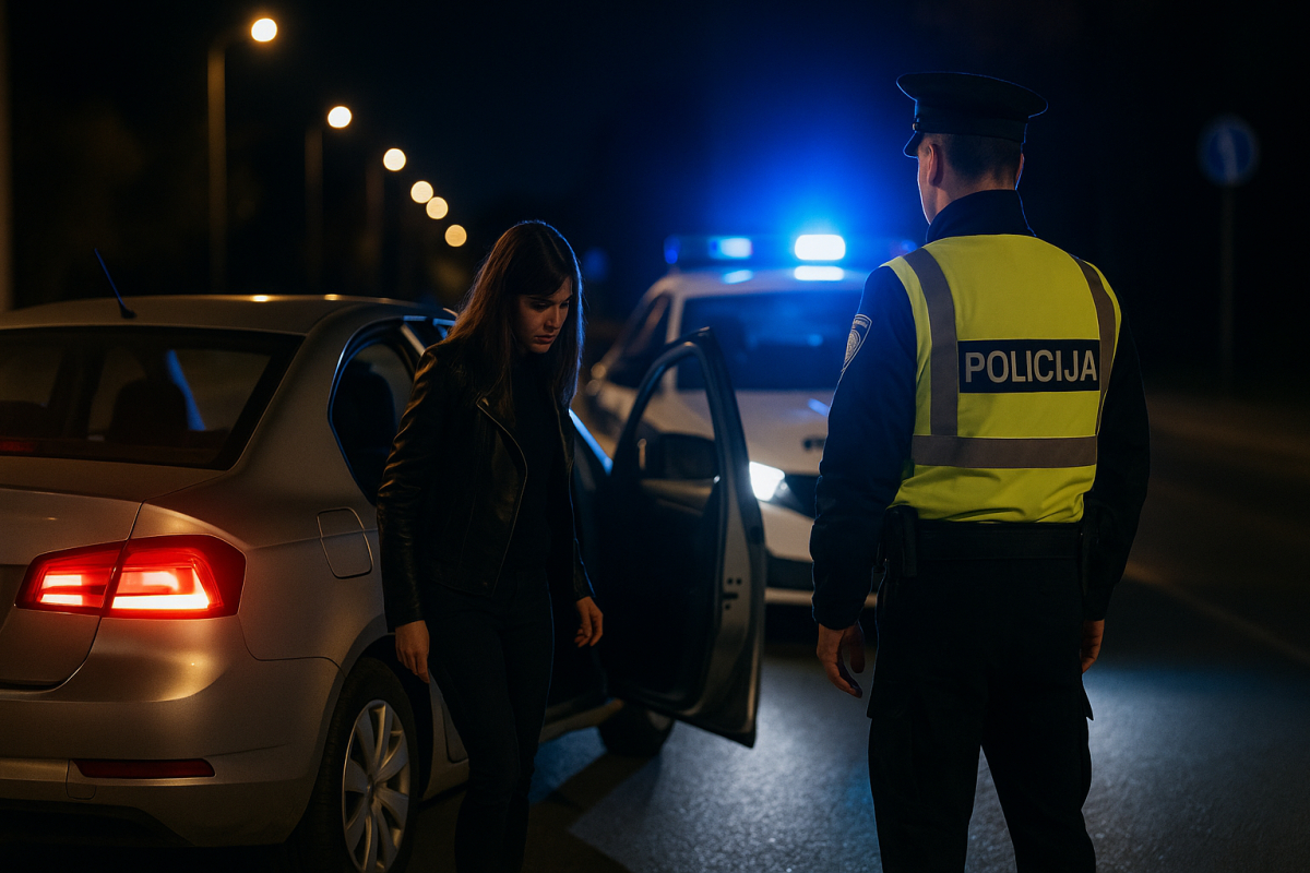 Teško pijana vozačica zaustavljena u Vodicama, sud joj izrekao strogu kaznu