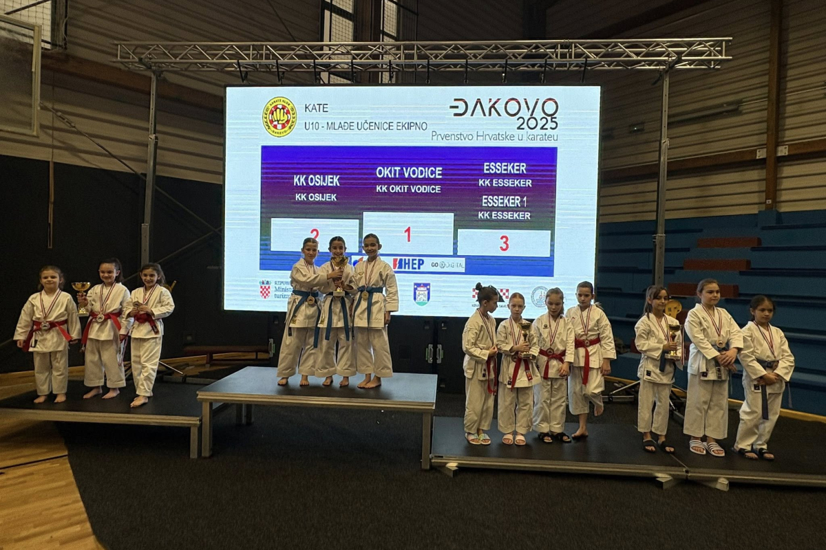 Zlatni završetak godine za Karate klub Okit Vodice