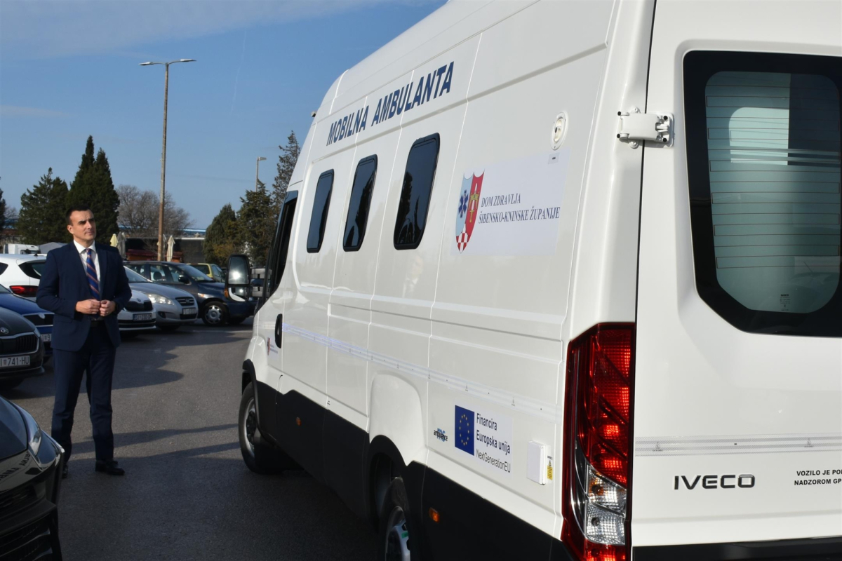 Šibensko-kninska županija dobila mobilnu ambulantu za ruralna i teško dostupna područja