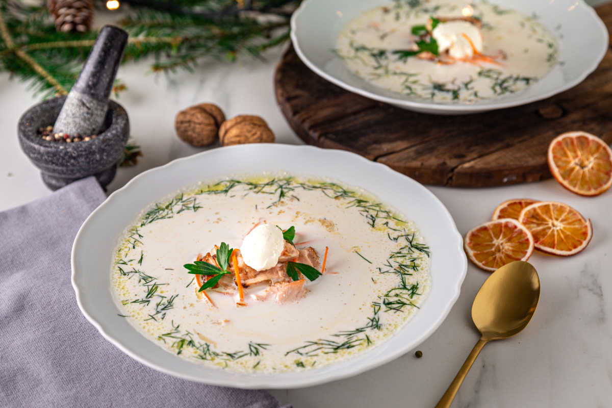 Savršeni uvod u božićni ručak – krem juha od lososa spremna za 30 minuta
