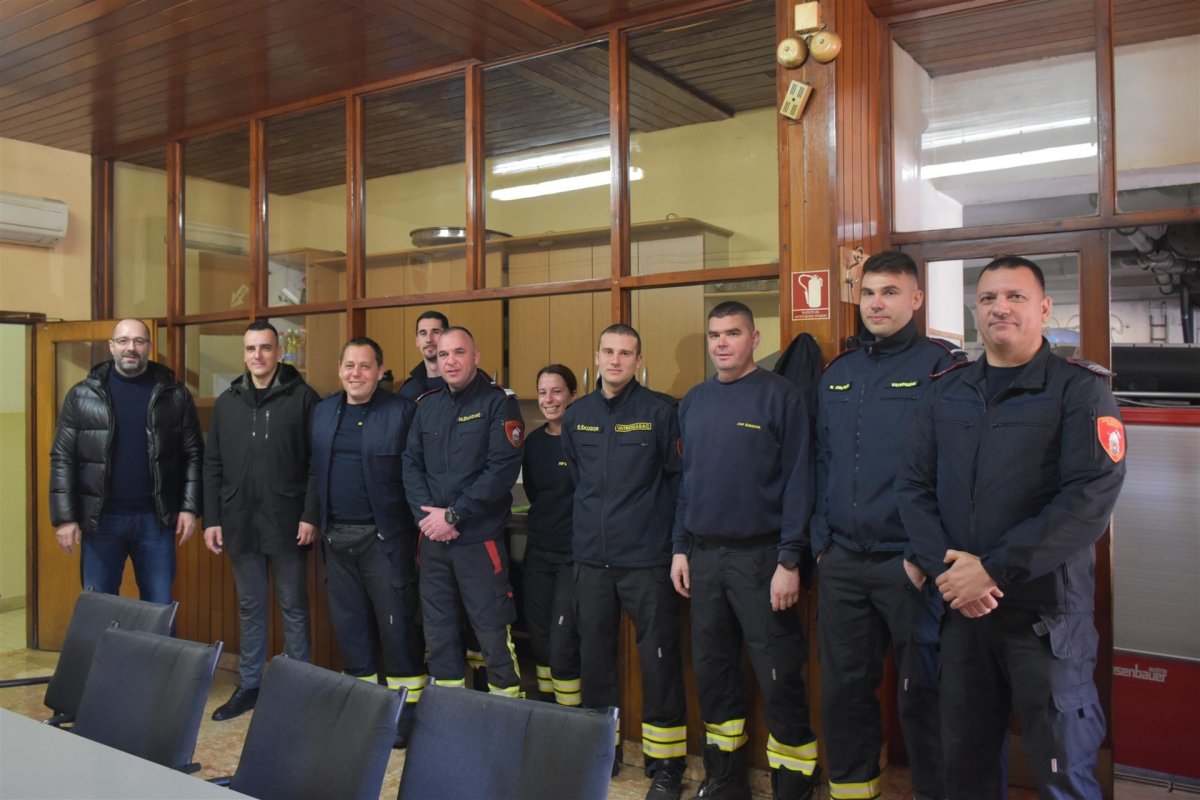 Župan Šibensko-kninske županije u novogodišnjem obilasku dežurnih službi