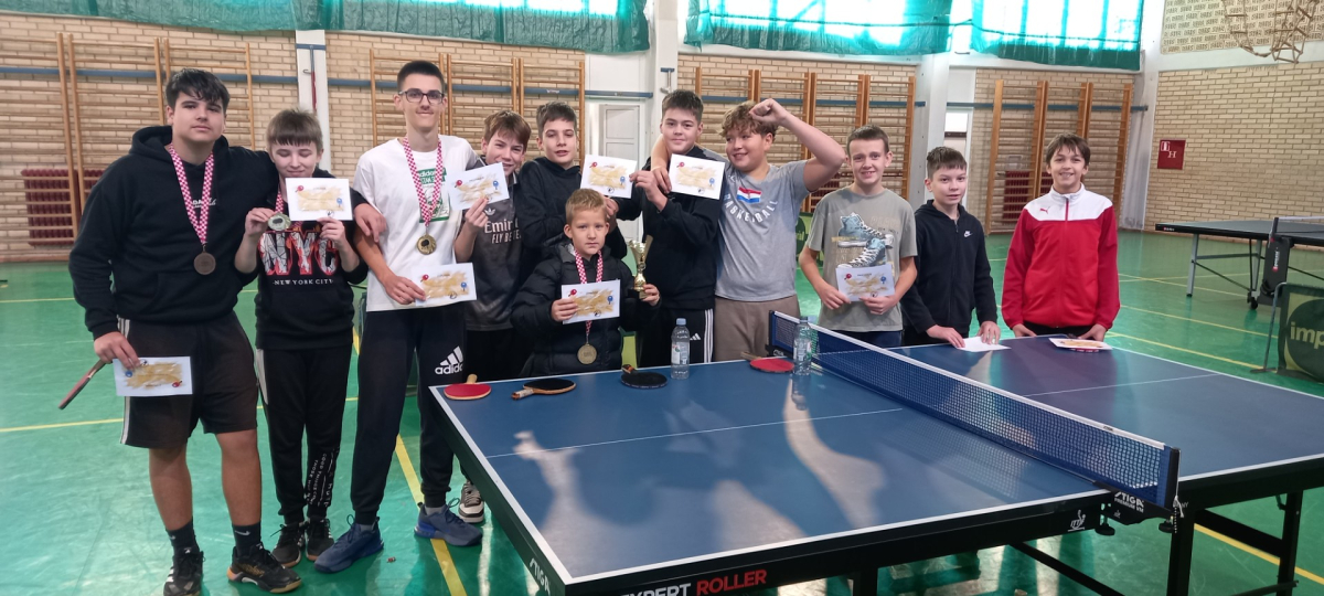 Održan prvi amaterski turnir Grada Vodica u stolnom tenisu