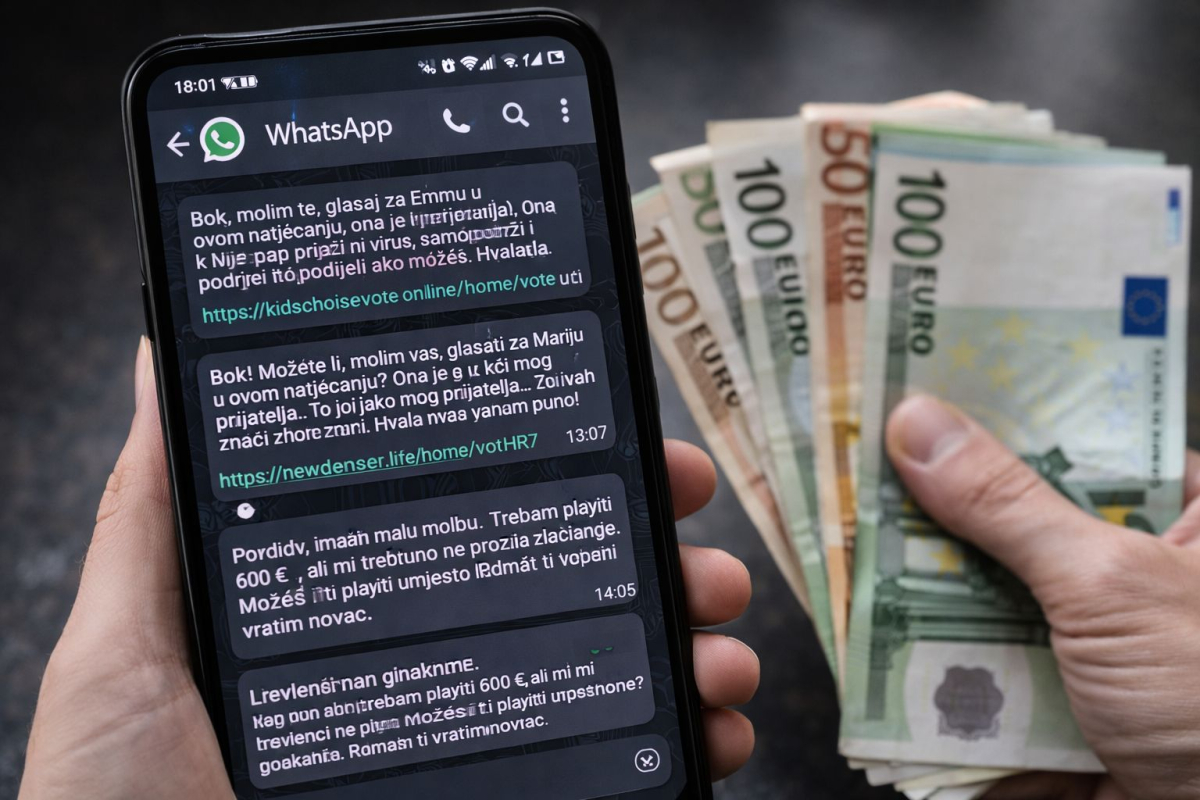 Lažne poruke o glasanju i posudbi novca: novi val hakiranih WhatsApp računa na našem području