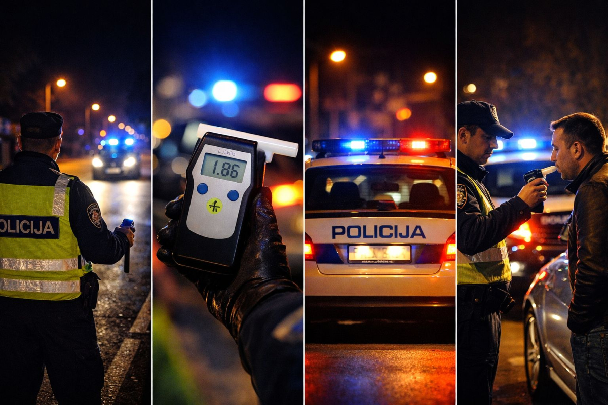 Pijan vozio u krivom smjeru kroz Tribunj, završio u zatvoru