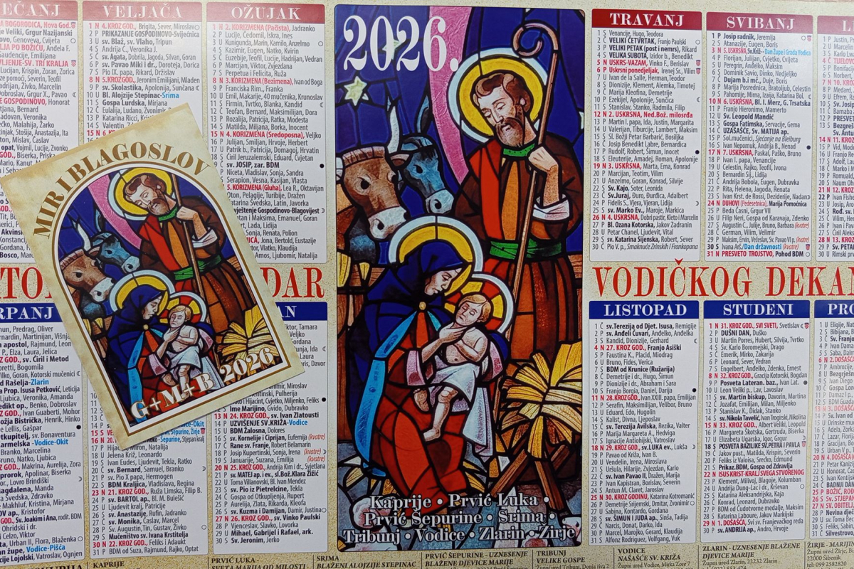 Božićni blagoslov obitelji u župi Vodice: blagoslovljeno više od 1750 obitelji