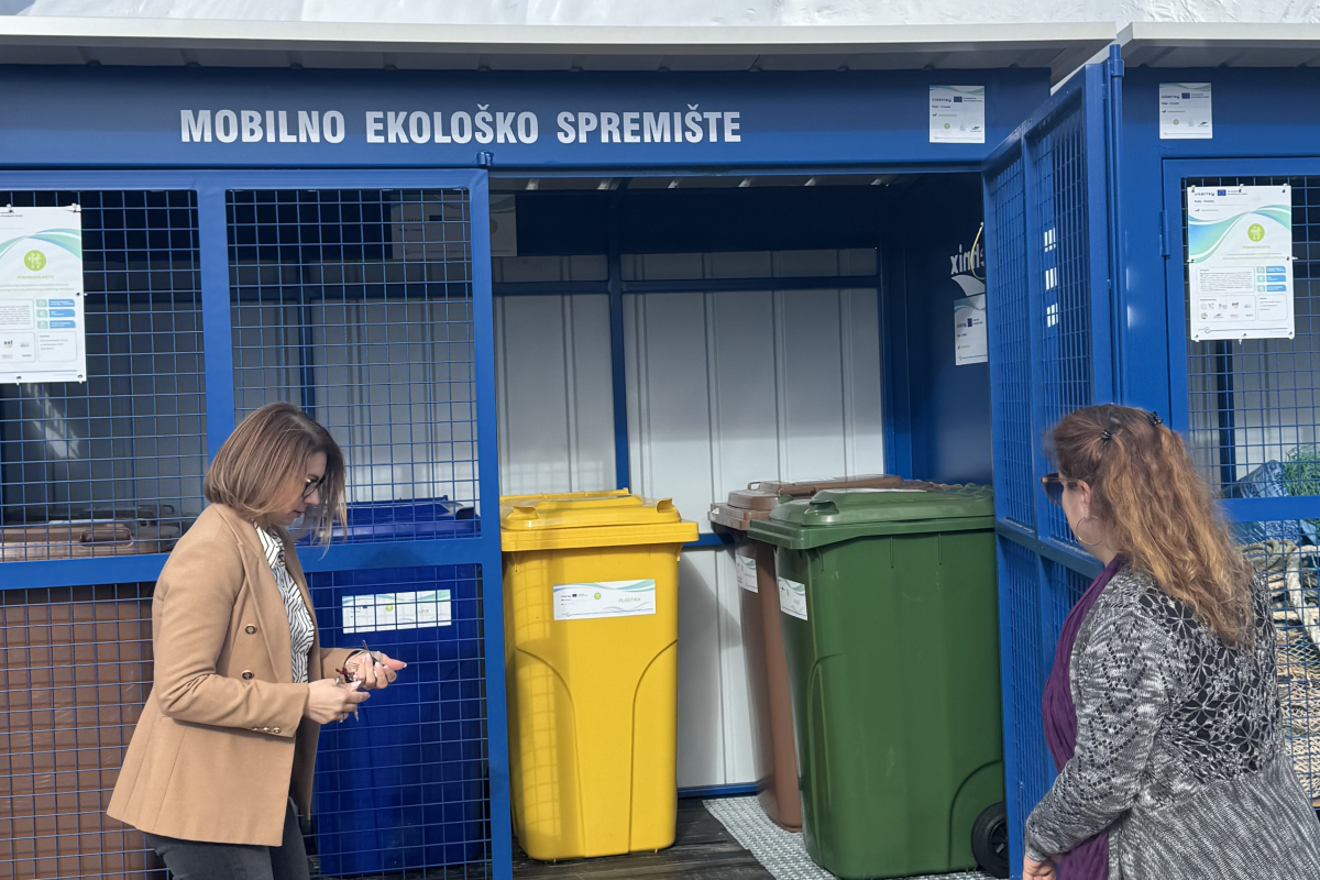 U ribarskoj luci Tribunj puštena u rad nova oprema za cjelovito prikupljanje otpada