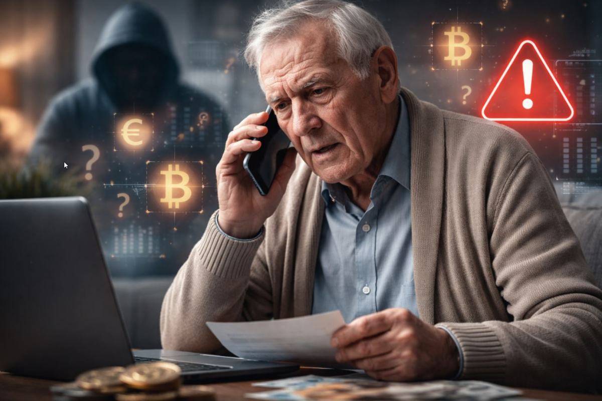 Lažno investiranje u kriptovalute: starijem muškarcu nanesena šteta od 6.000 eura