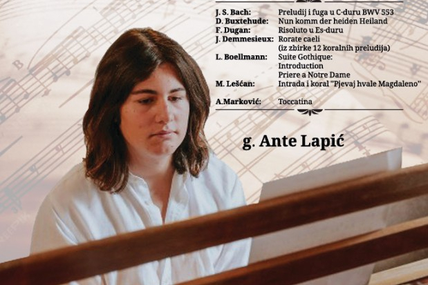 Orguljaški koncert “Ususret blaženiku” u crkvi u Srimi