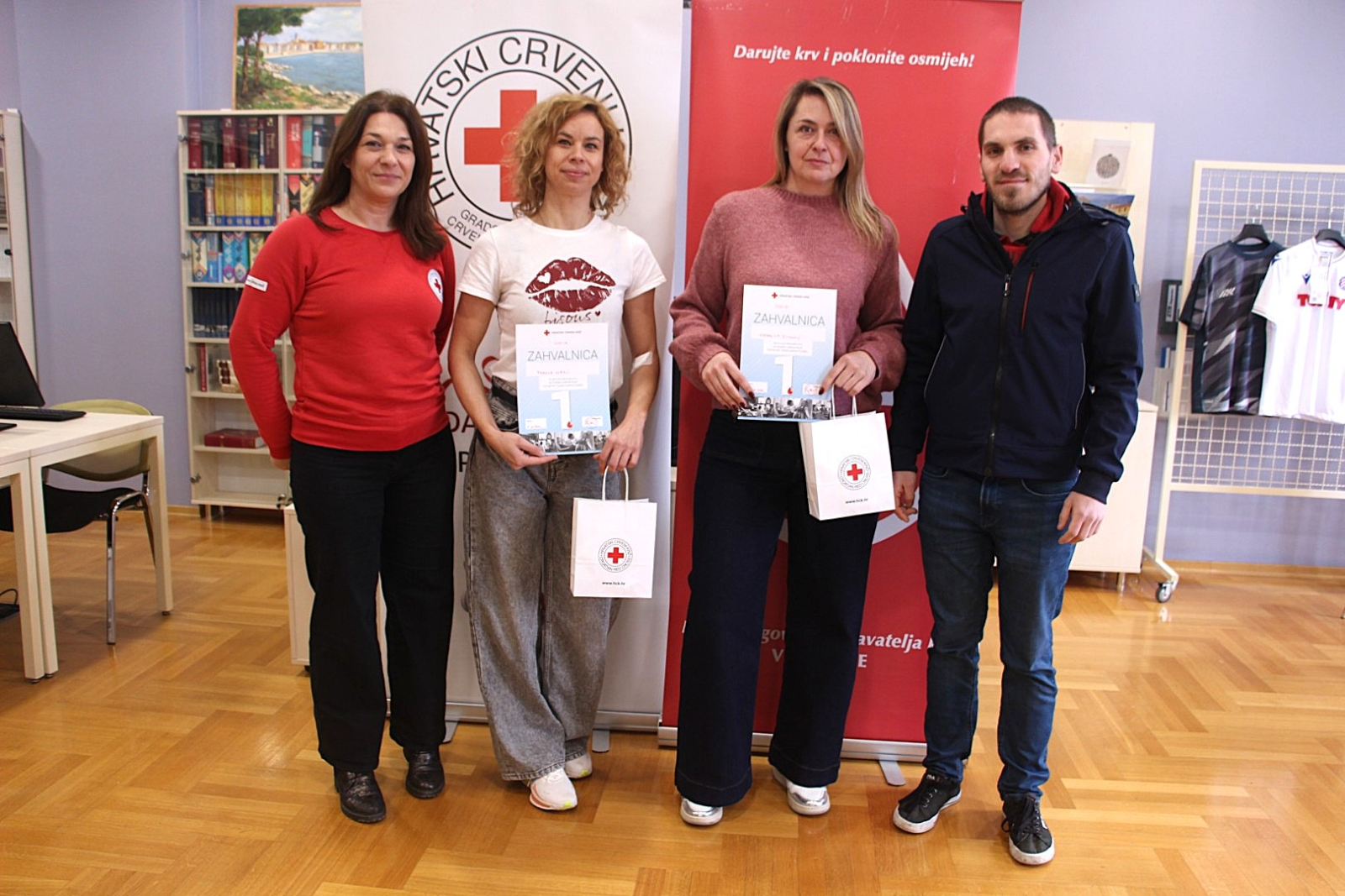 U Vodicama darovalo krv 47 građana, troje novih darivatelja