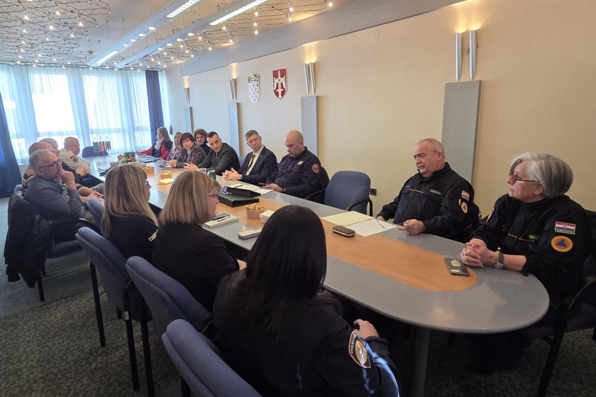 Civilna zaštita spremna na izazove: održana sjednica stožera Šibensko-kninske županije