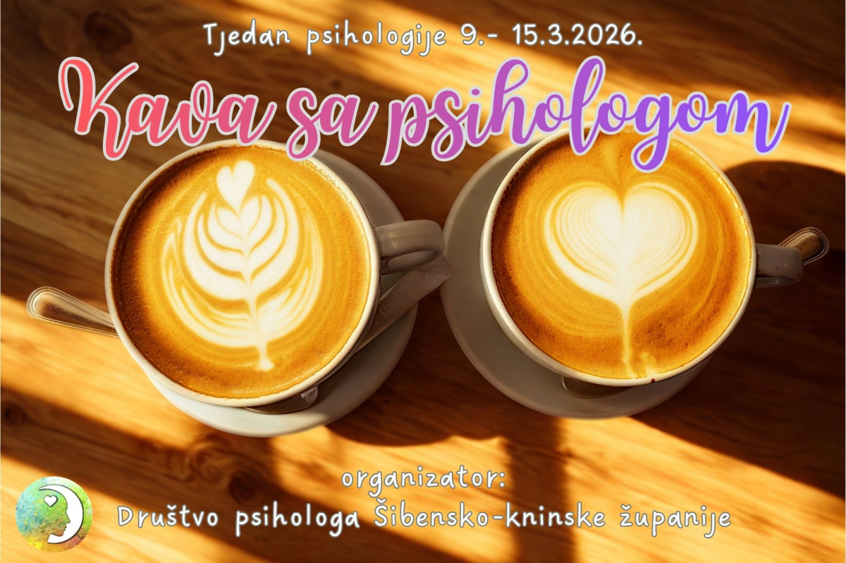 Kava sa psihologom u Vodicama i Šibeniku u sklopu Tjedna psihologije