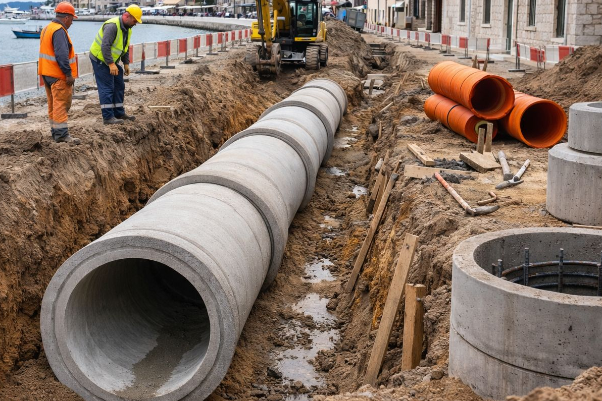 Aglomeracija Vodice – Srima – Tribunj: priprema natječaja u završnoj fazi, procjena projekta oko 95 milijuna eura